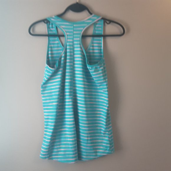 🌞 Reebok Turquoise Pink Racerback Tank | XS - Picture 5 of 10